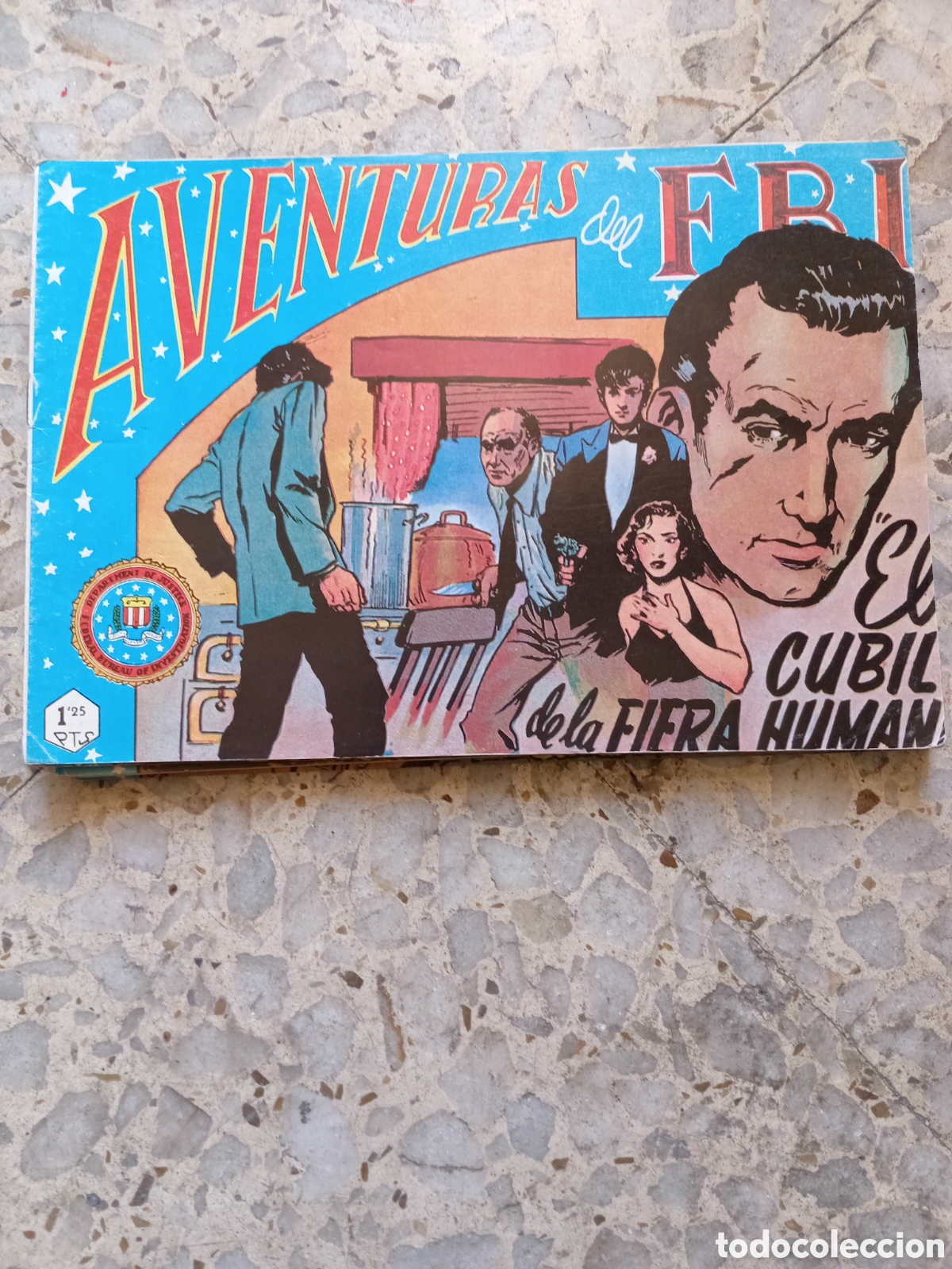C&oacute;mics: AVENTURAS DEL FBI EL CUBIL DE LA FIERA HUMANA