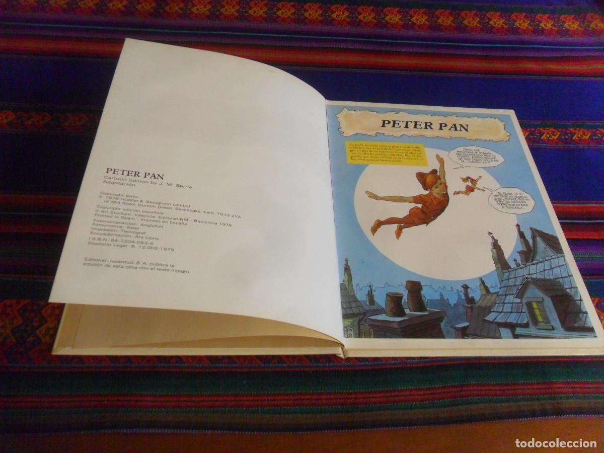 C&oacute;mics: PETER PAN. EDITORIAL RM 1978. TAPAS DURAS. MUY BUEN ESTADO. - Foto 6