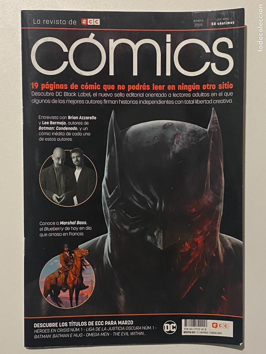 C&oacute;mics: C&oacute;mics. La revista de ECC n&ordm; 3. Enero 2019. Especial adelanto, Colecci&oacute;n.