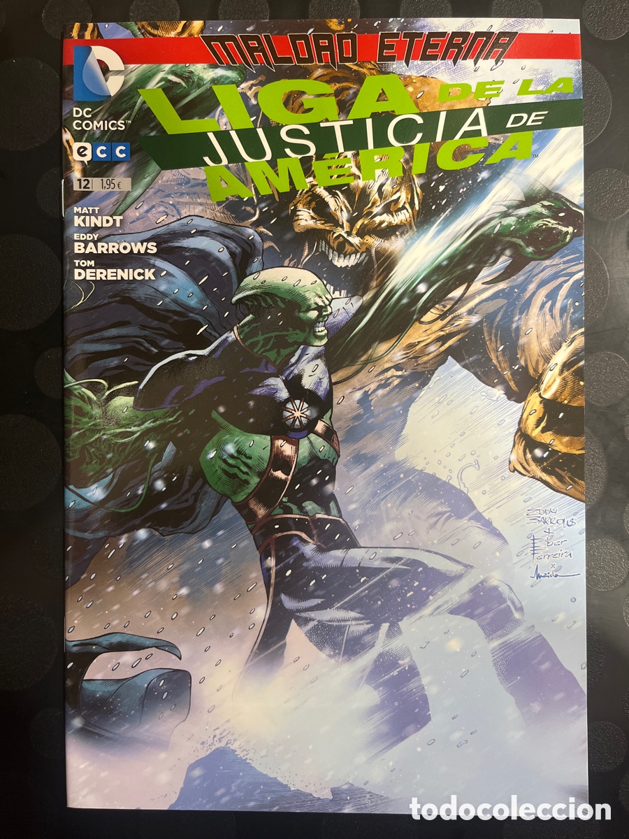 C&oacute;mics: LIGA DE LA JUSTICIA DE AM&Eacute;RICA N.12 MALDAD ETERNA DC ECC ( 2013/2014 )