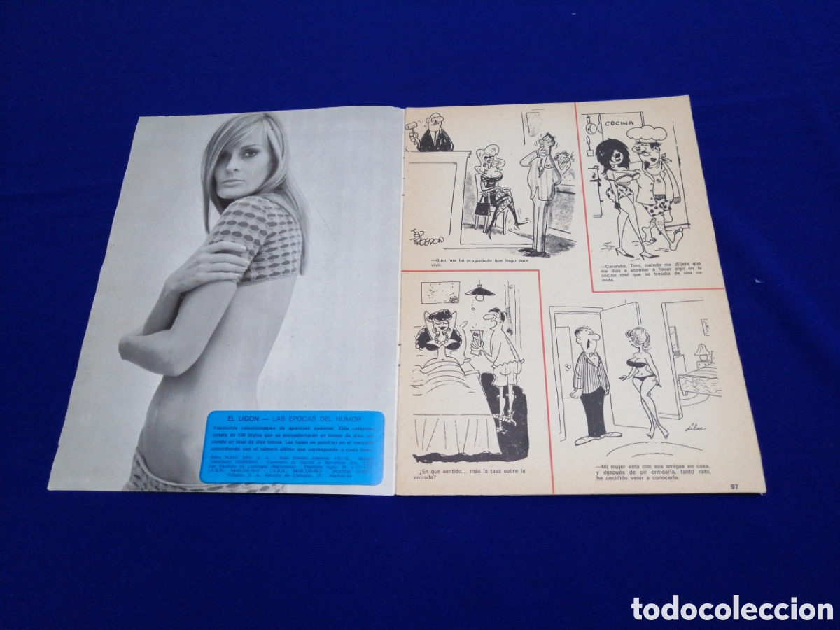 C&oacute;mics: EL LIGON N&deg;7 LAS &Eacute;POCAS DEL HUMOR A&Ntilde;O 1976 - Foto 2