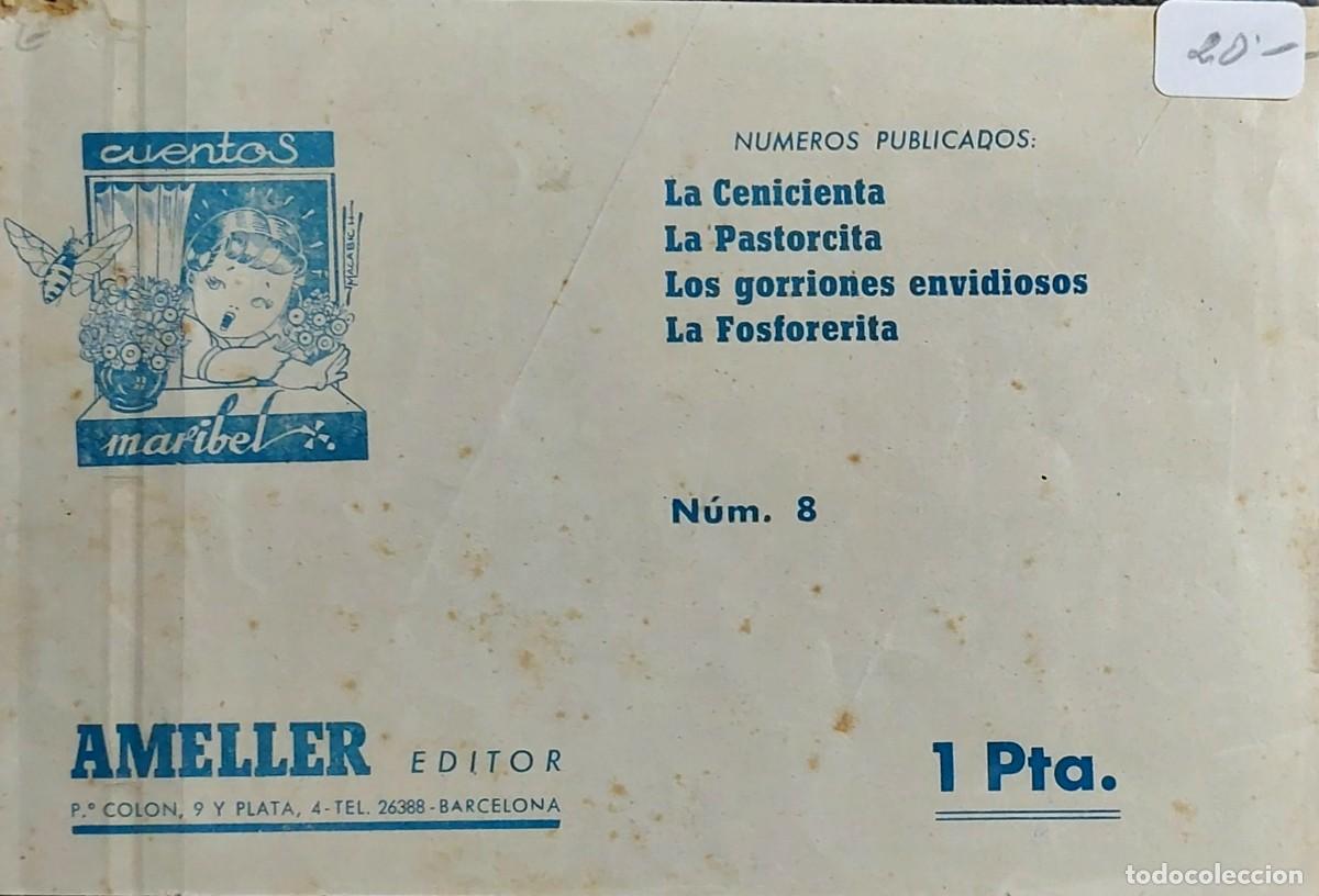 C&oacute;mics: ANTIGUO COMIC ( LA FOSFORERITA ) cuentos de ANDERSEN, de AMELLER EDITOR 1955 - Foto 2