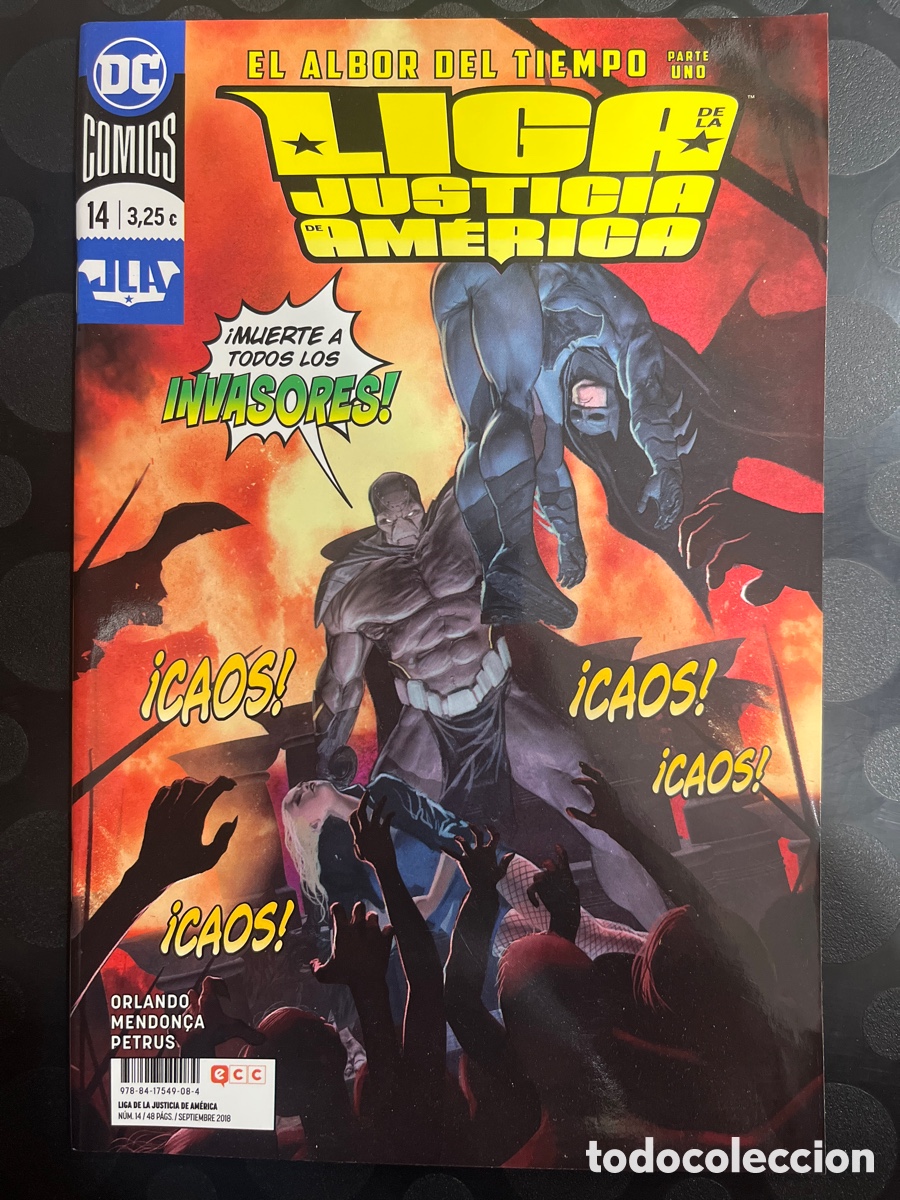 C&oacute;mics: LIGA DE LA JUSTICIA DE AMERICA N.3 EL ALBOR DE LOS TIEMPOS UNIVERSO DC RENACIMIENTO DC ECC (2017/18)