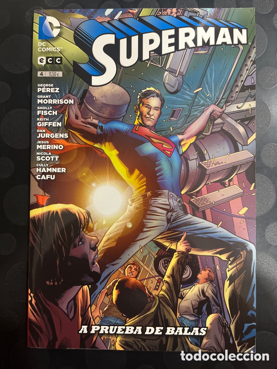 C&oacute;mics: SUPERMAN N.4 A PRUEBA DE BALAS NUEVO UNIVERSO DC ECC ( 2013/2015 )