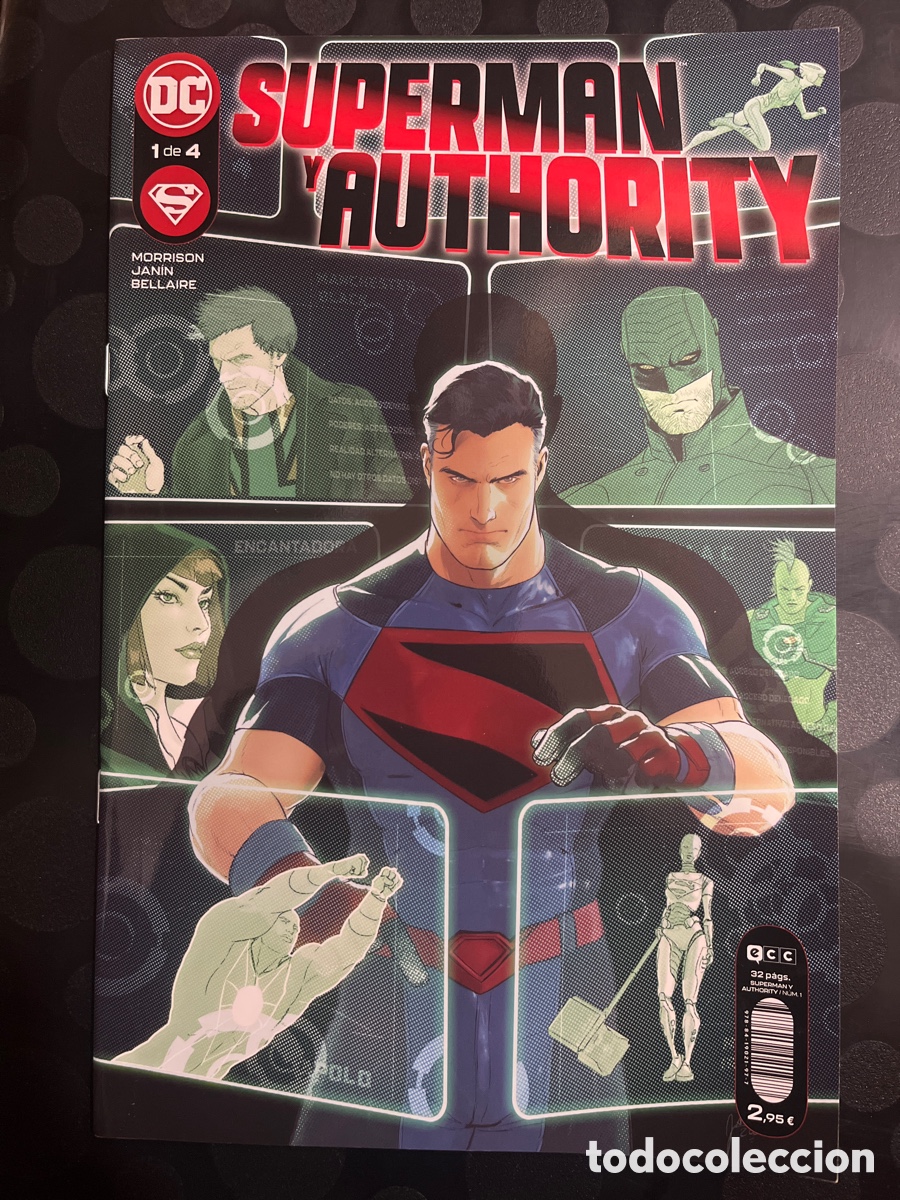 C&oacute;mics: SUPERMAN Y AUTHORITY N.1 TODOS LOS MA&Ntilde;ANAS DC ECC ( 2022 )