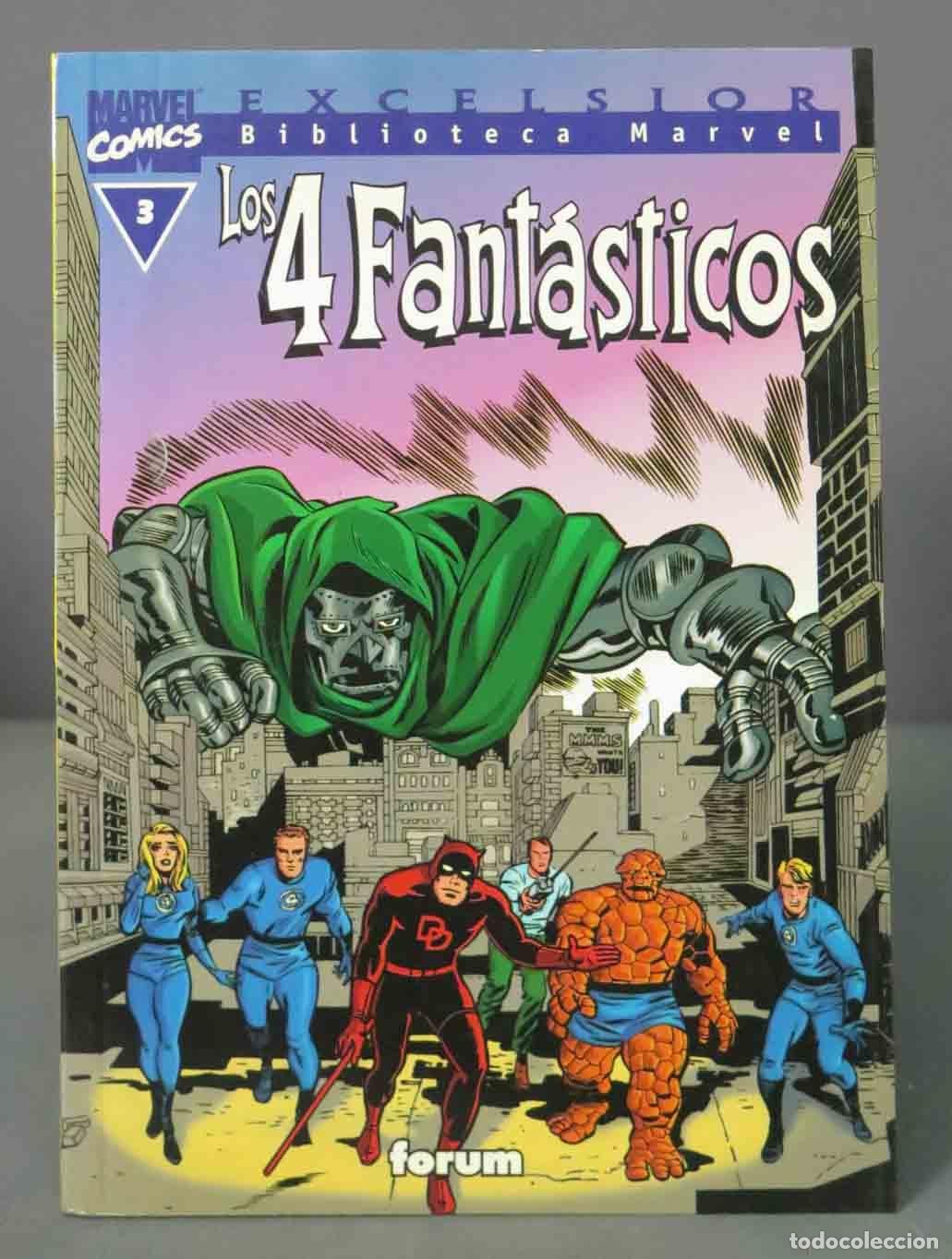 C&oacute;mics: LOS 4 FANT&Aacute;STICOS - N&ordm; 3 - BIBLIOTECA MARVEL - Foto 1