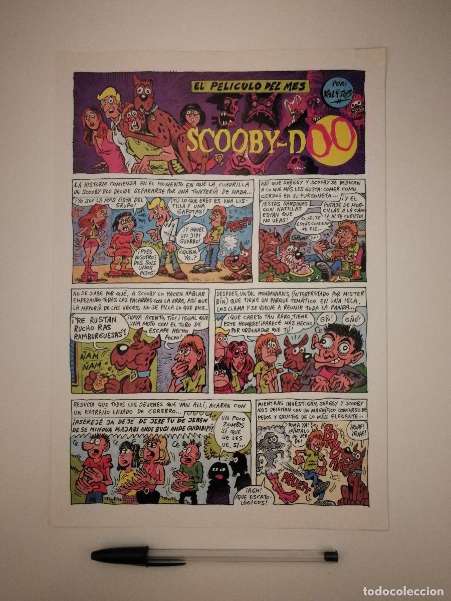 C&oacute;mics: FICHA COLECCIONABLE -A4- SCOOBY DOO - COMIC - CINE - Foto 1