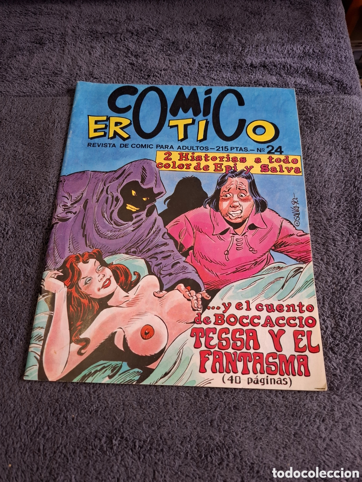 Comics : L24. Comic Erotico - N&deg;.24, 2 Historias A Todo Color De Epi Y Salva, Editorial Iru, Barcelona.