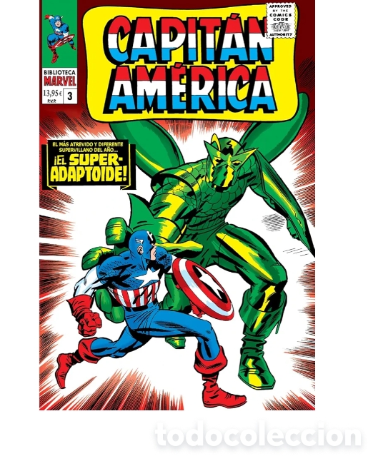 C&oacute;mics: Capit&aacute;n Am&eacute;rica 3. 1966-67 (BIBLIOTECA MARVEL) - Foto 1