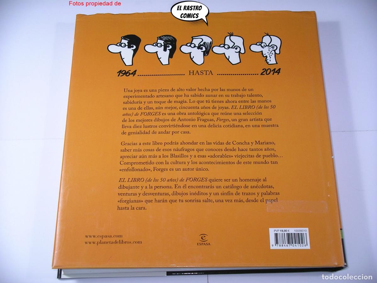 C&oacute;mics: El libro (de los 50 a&ntilde;os) de Forges, ed. Espasa 1&ordf; edici&oacute;n de 2014 - Foto 3