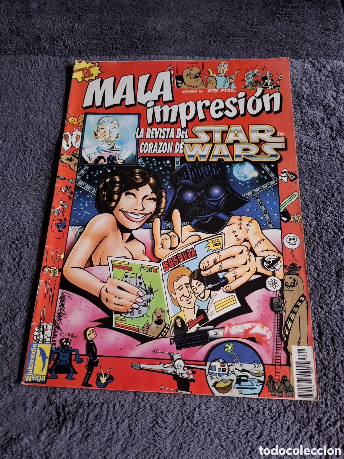 C&oacute;mics: L25. Mala Impresi&oacute;n, La Revista Del Coraz&oacute;n De Star Wars, N&uacute;mero 14 Abril 1999.