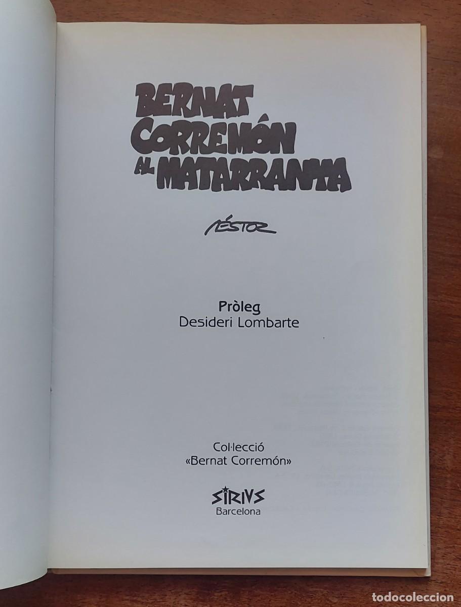 C&oacute;mics: BERNAT CORREMON AL MATARRANYA NESTOR DEDICAT COMIC CATALA - Foto 3