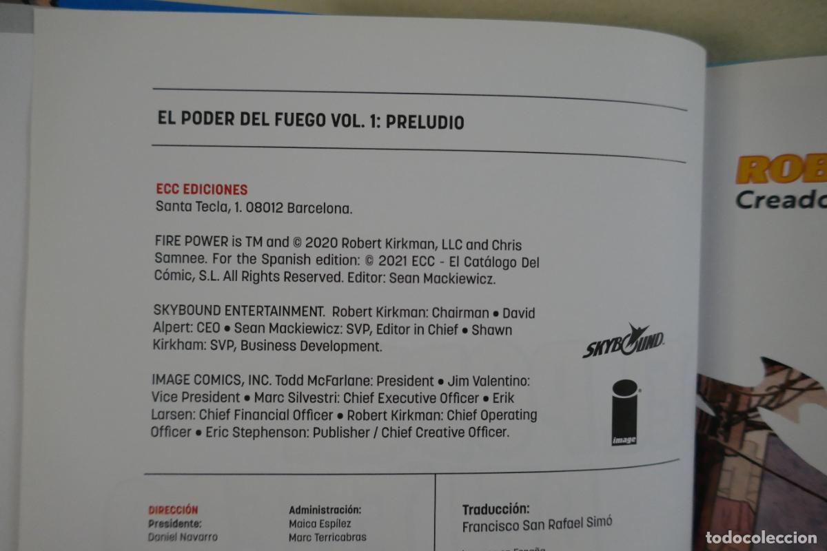 C&oacute;mics: EL PODER DEL FUEGO VOL.1 PRELUDIO de ROBERT KIRKMAN ECC IMAGE SKYBOUND - Foto 9