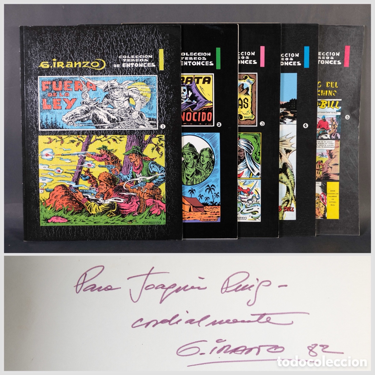 Comics: Coleccion de Tebeos de entonces - Juan Garcia Iranzo - Del vol. 1 al 5 -1982-93- CON FIRMA DEL AUTOR