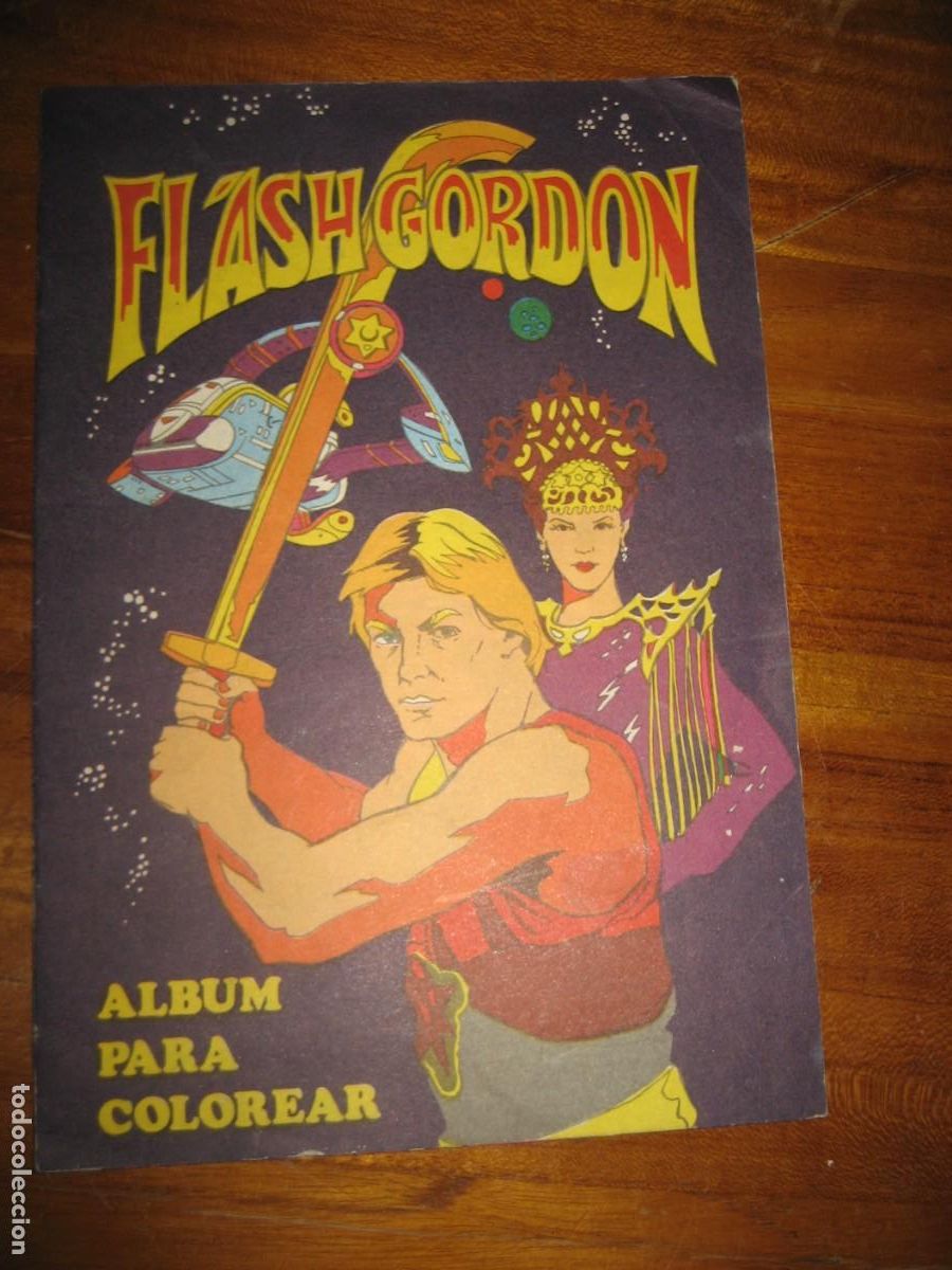 C&oacute;mics: Flash Gordon . antiguo album cuento para colorear . EGCSA - Foto 1