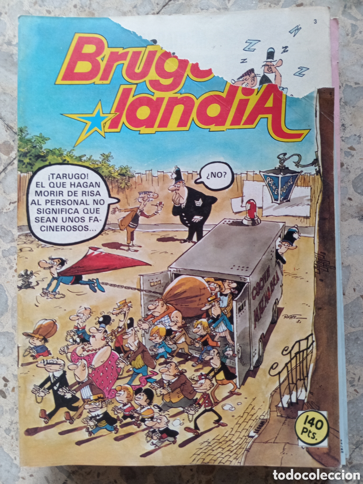 C&oacute;mics: BRUGUE LANDIA N&ordm; 4 OCTUBRE 1981 BRUGUELANDIA DA&Ntilde;O EN PORTADO