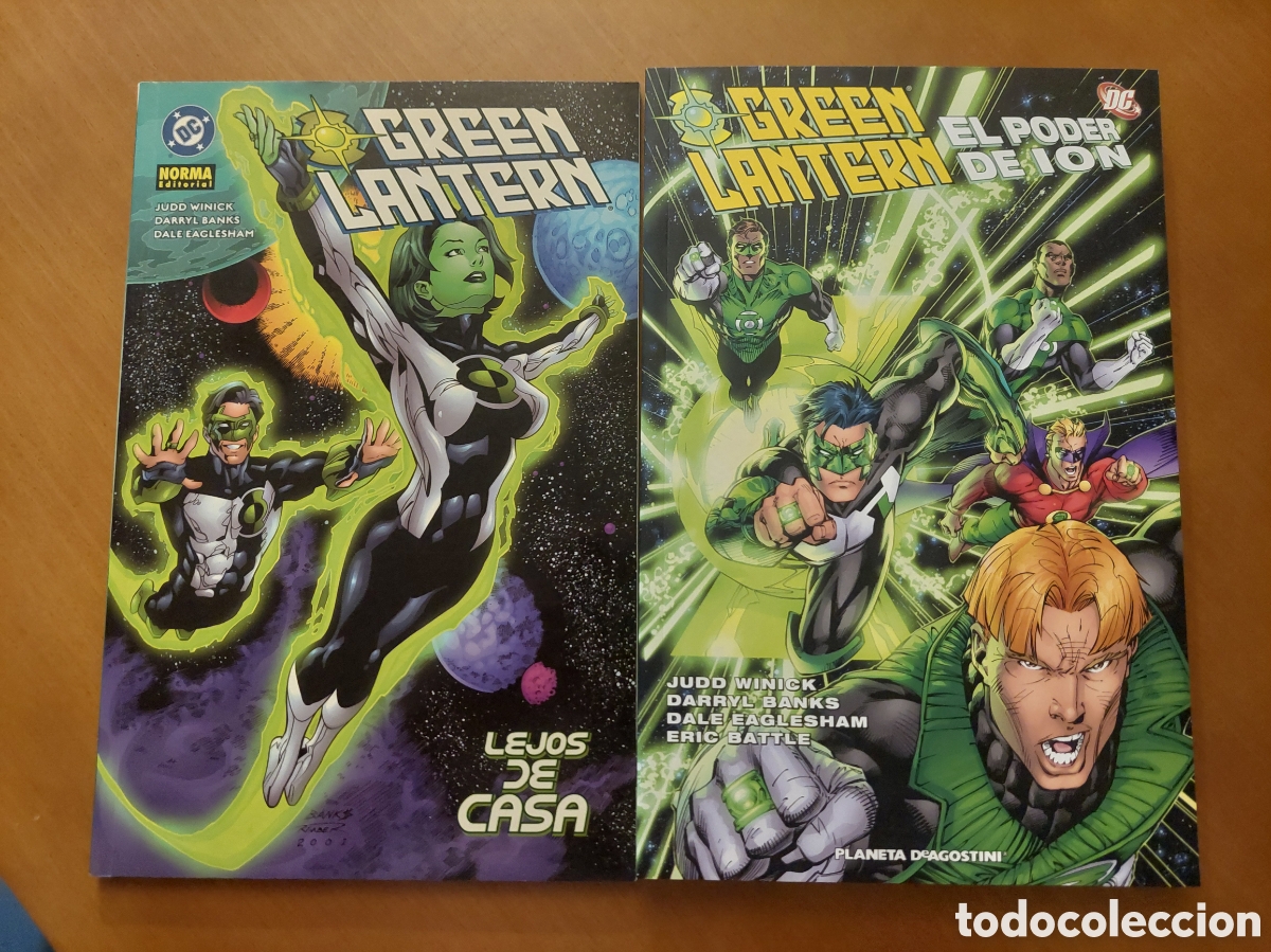C&oacute;mics: Lote GREEN LANTERN:LEJOS DE CASA. GREEN LANTERN: EL PODER DE ION - Foto 1