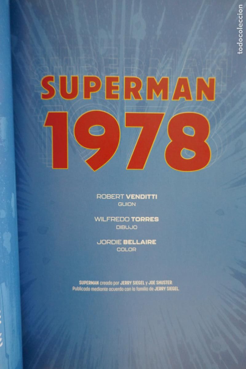 C&oacute;mics: SUPERMAN 1978 - ROBERT VENDITTI TOMO CARTON&Eacute; DC COMICS - ECC - Foto 5