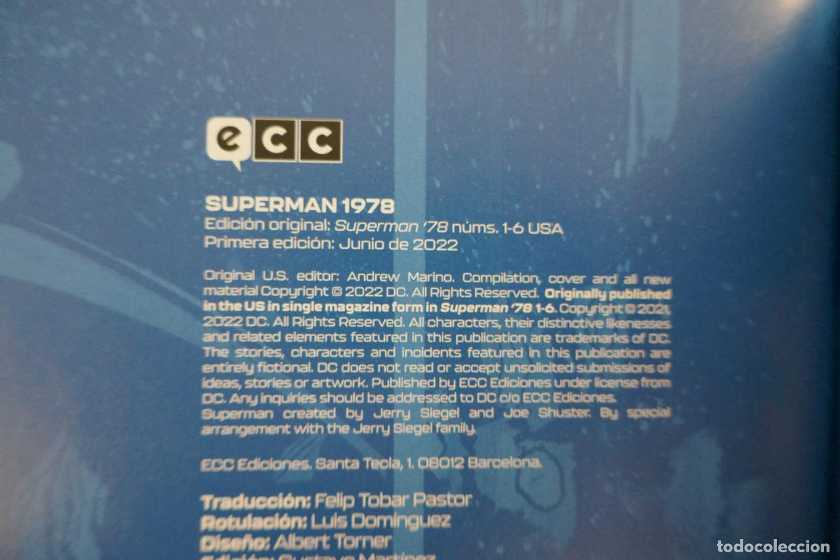 C&oacute;mics: SUPERMAN 1978 - ROBERT VENDITTI TOMO CARTON&Eacute; DC COMICS - ECC - Foto 6