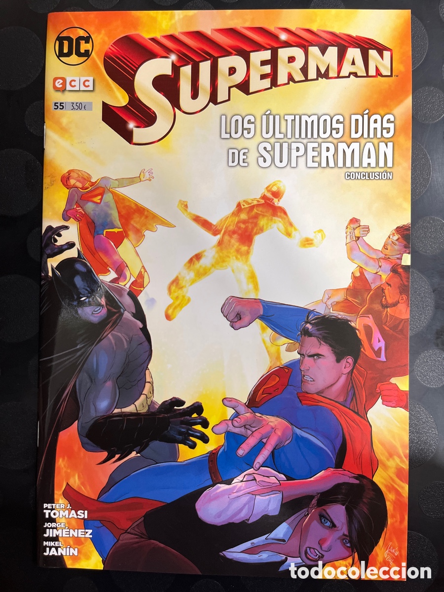 C&oacute;mics: SUPERMAN N.55 LOS &Uacute;LTIMOS D&Iacute;AS DE SUPERMAN DC ECC ( 2012/2024 )