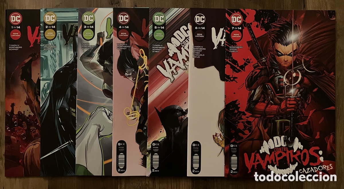 C&oacute;mics: DC contra vampiros - Completa - grapa ECC