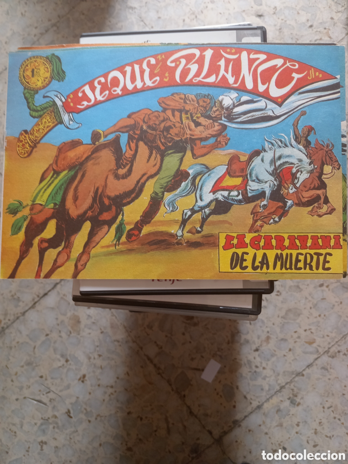 C&oacute;mics: JEQUE BLANCO LA CARAVANA DE LA MUERTE 6 - Foto 1