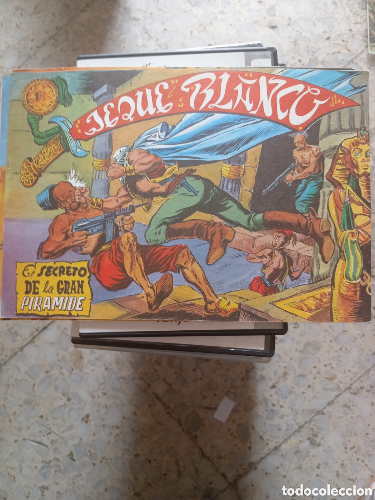 C&oacute;mics: JEQUE BLANCO EL SECRETO DE LA GRAN PIRAMIDE 7 - Foto 1