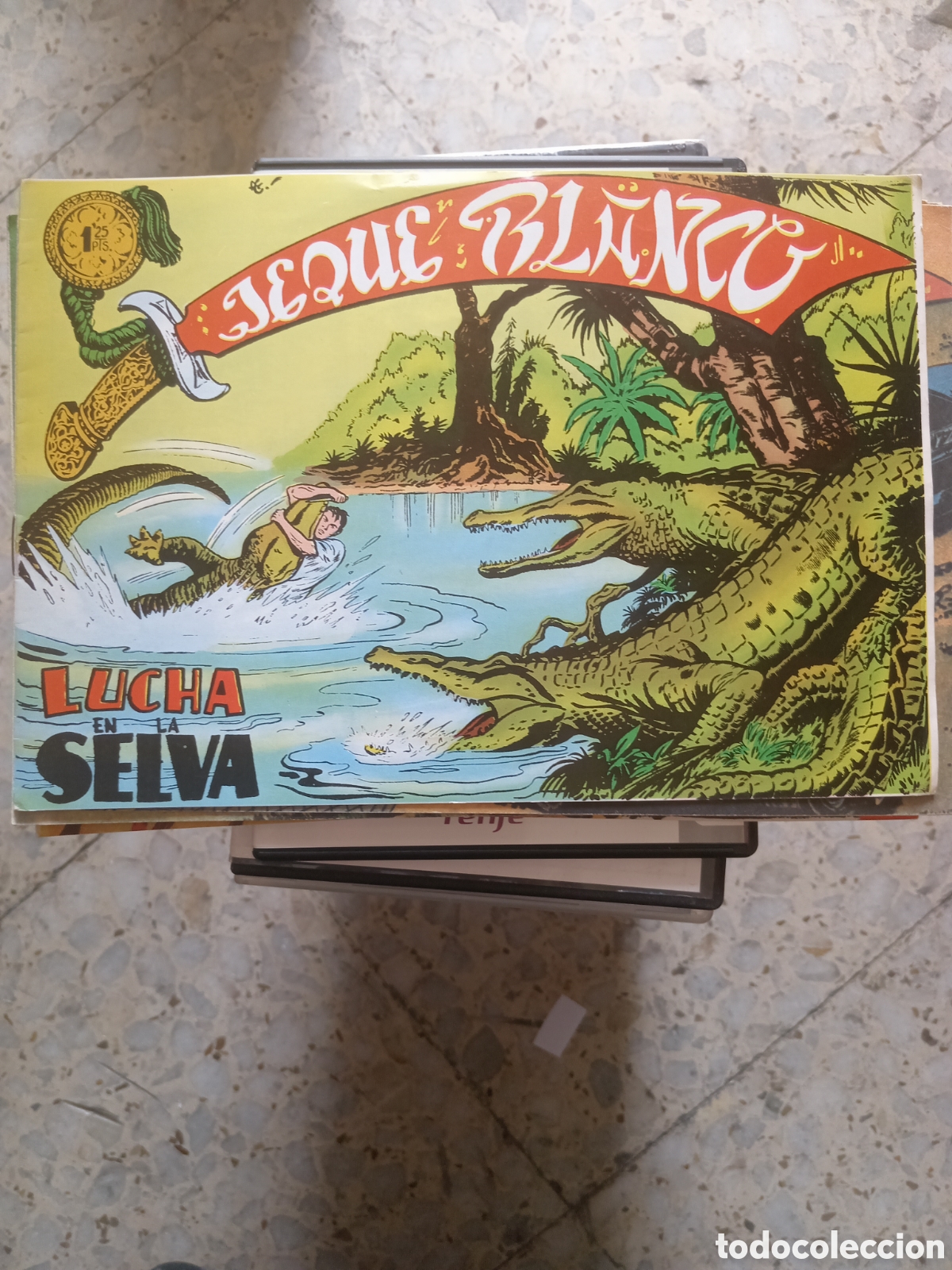 Comics : JEQUE BLANCO LUCHA EN LA SELVA