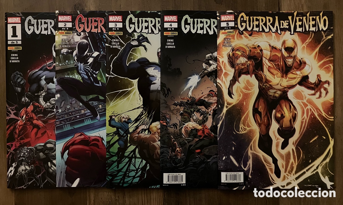 C&oacute;mics: Guerra de Veneno / completa - grapa ECC