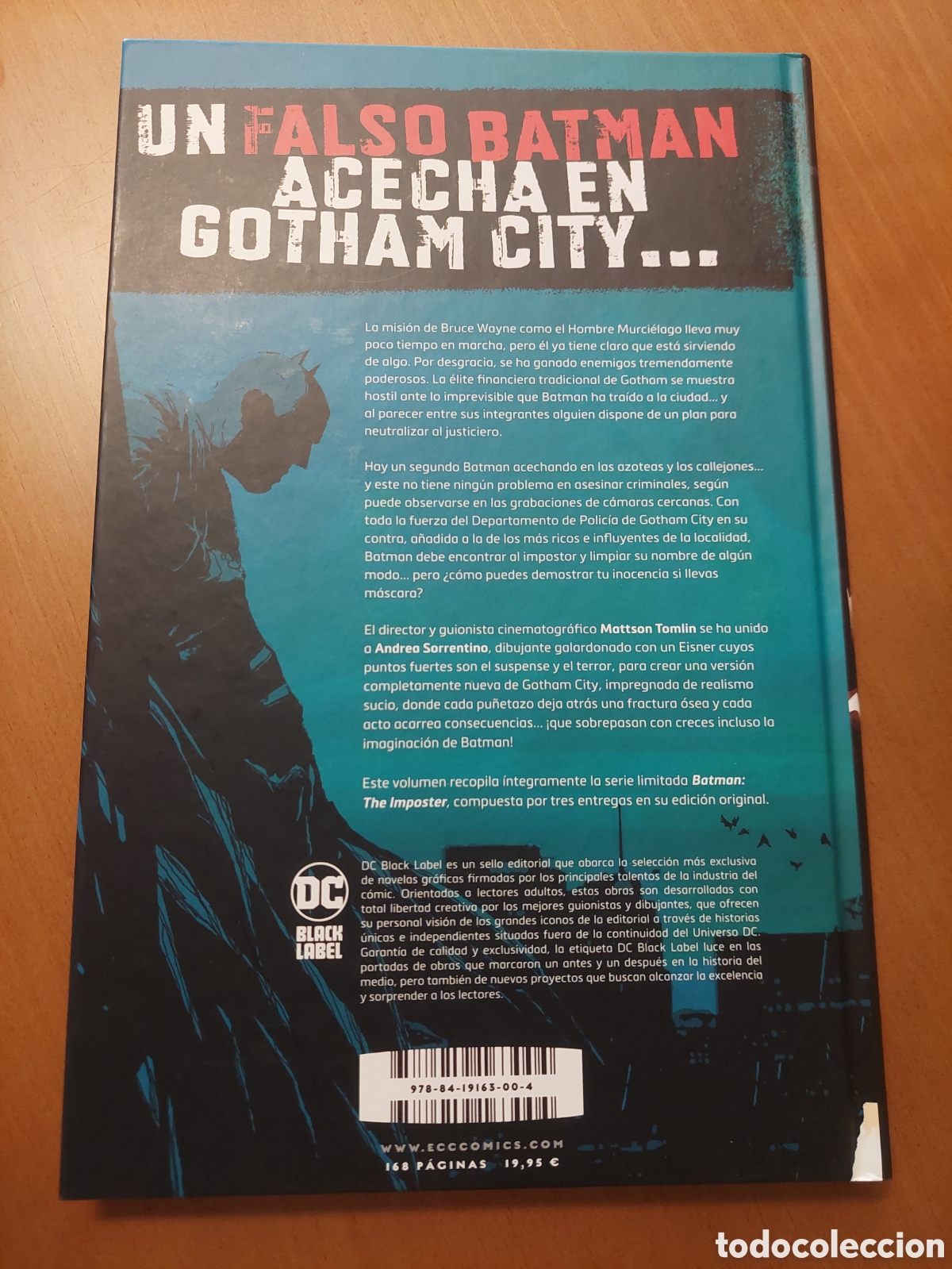 C&oacute;mics: BATMAN: EL IMPOSTOR. DC BLACK LABEL. - Foto 2
