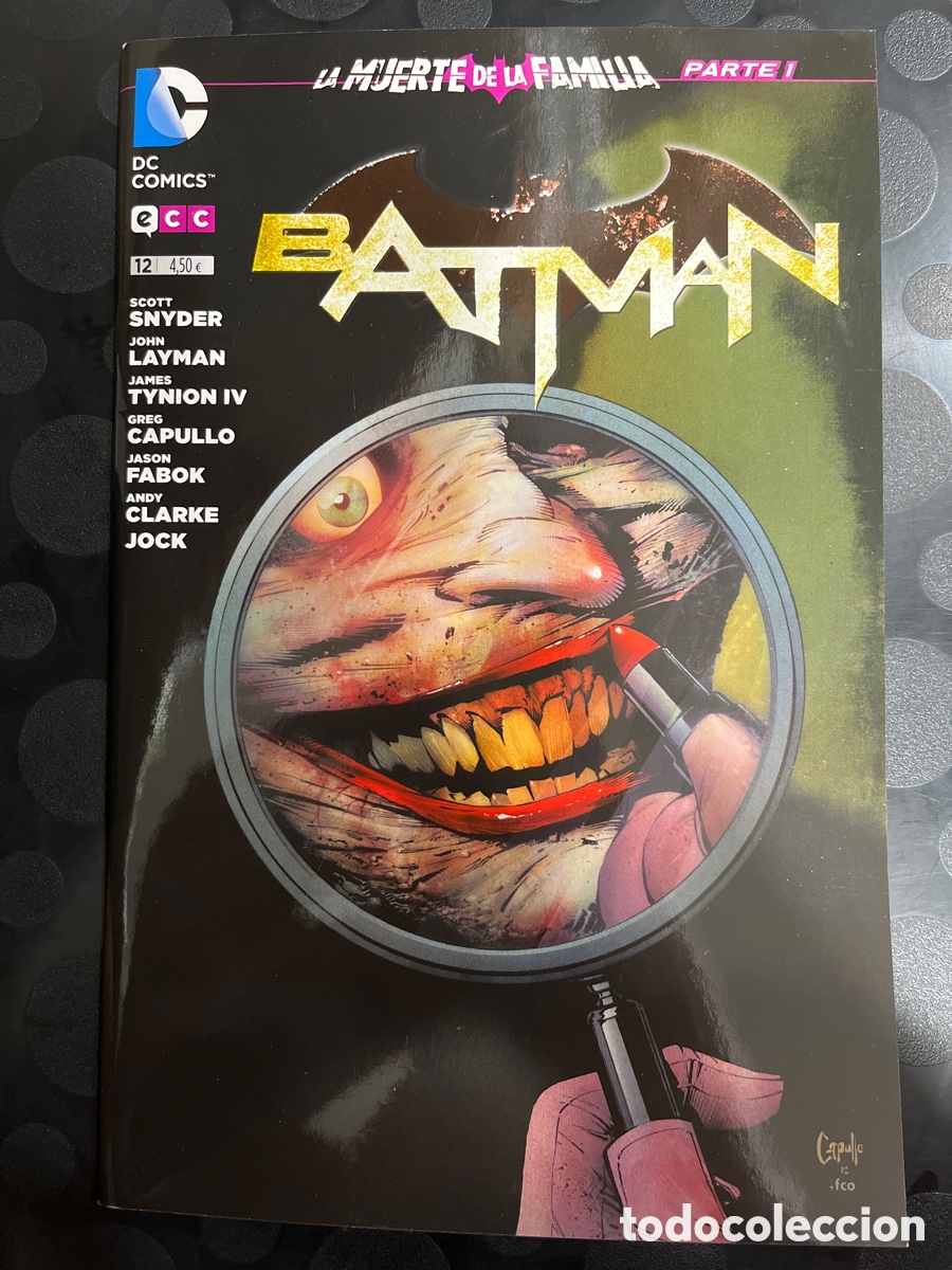 C&oacute;mics: BATMAN N.12 LA MUERTE DE LA FAMILIA DC ECC ( 2012/2024 )