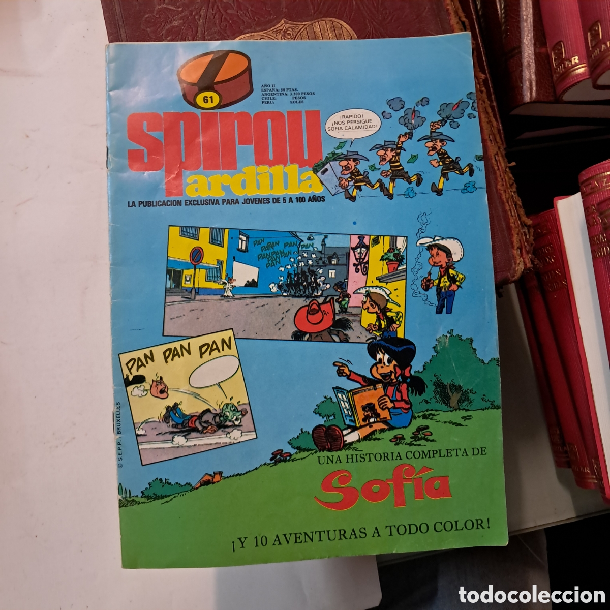 C&oacute;mics: Spirou ardilla 61, 50 pesetas - Foto 1