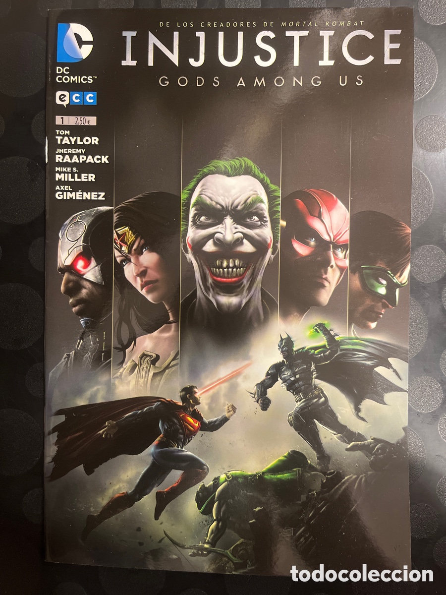 C&oacute;mics: INJUSTICE N.1 GODS AMONG US DC ECC ( 2013/2019 )