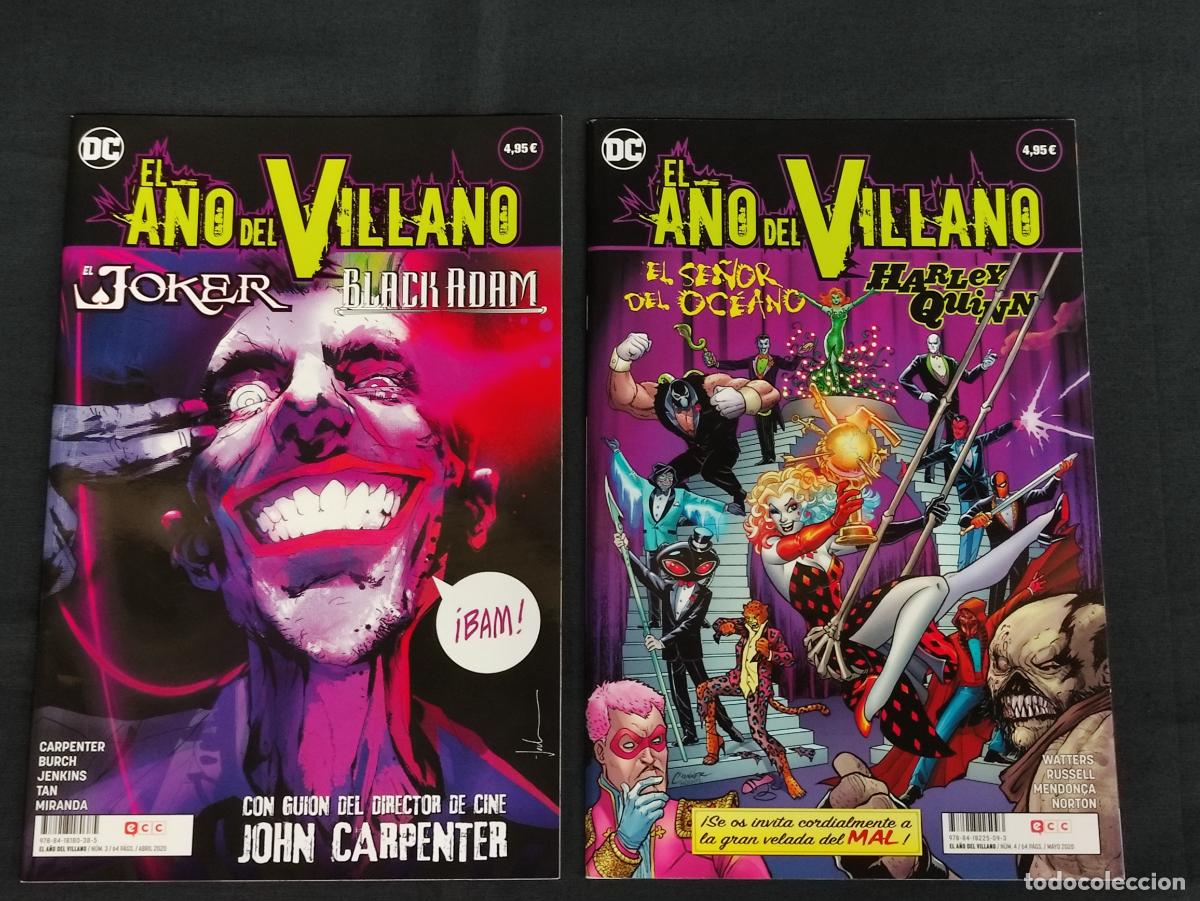 C&oacute;mics: COLECCION COMPLETA - EL A&Ntilde;O DEL VILLANO - 4 EJEMPLARES - ECC - Foto 3