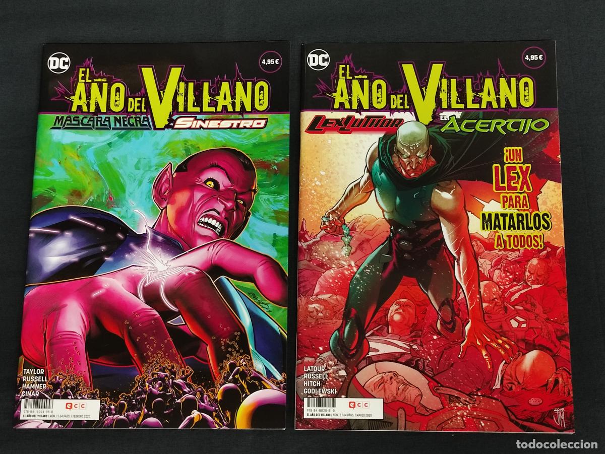 C&oacute;mics: COLECCION COMPLETA - EL A&Ntilde;O DEL VILLANO - 4 EJEMPLARES - ECC - Foto 5