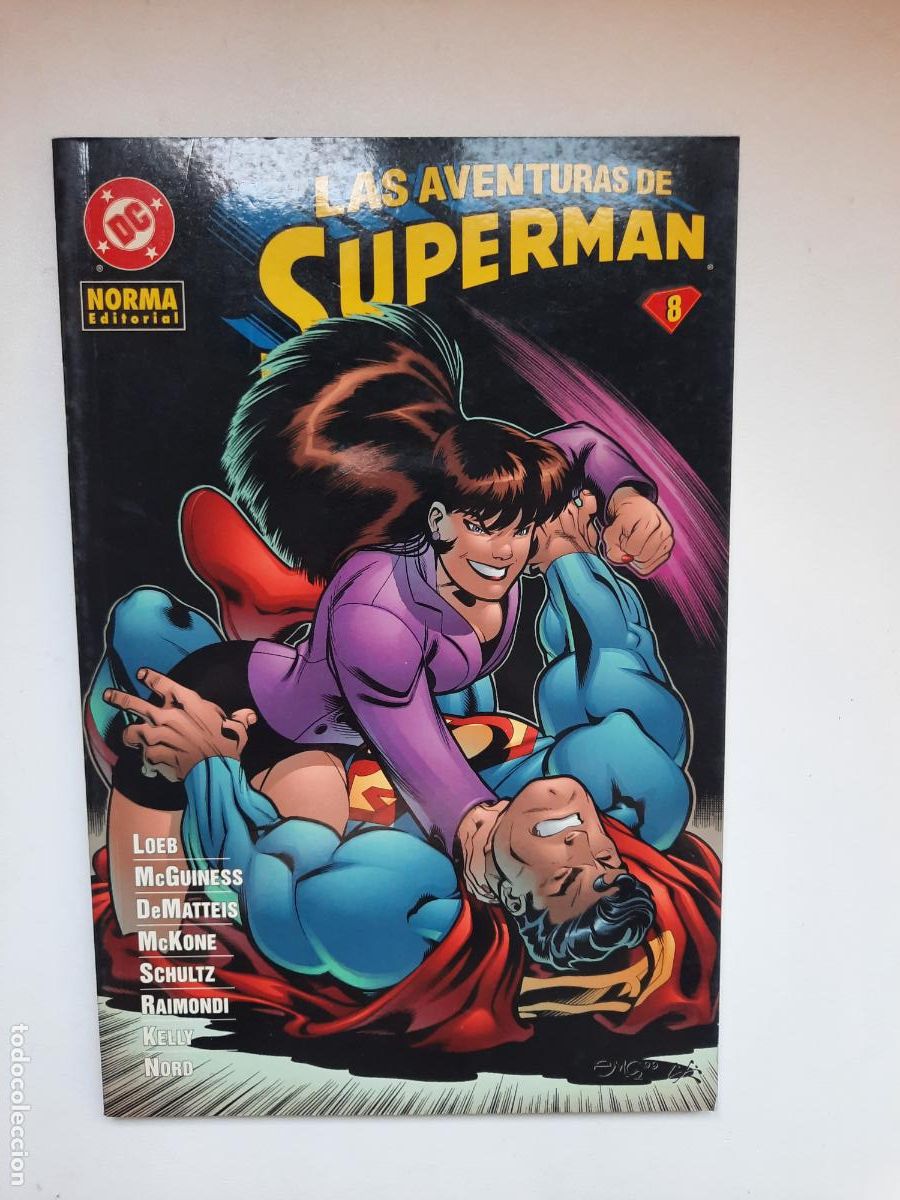 C&oacute;mics: LAS AVENTURAS DE SUPERMAN N&ordm; 8 - ED. NORMA - Foto 1