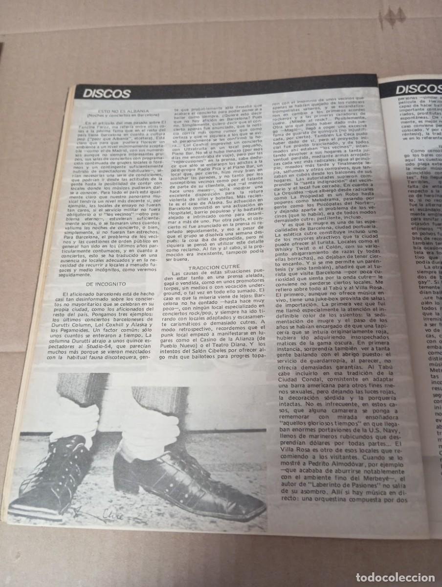 C&oacute;mics: COMIC BESAME MUCHO 1982 / SID VICIOUS ( SEX PISTOL ) DISCOS - Foto 2