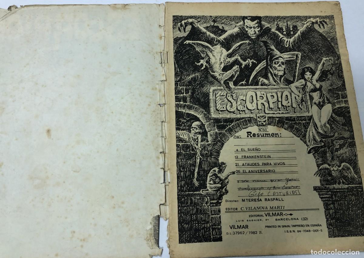 C&oacute;mics: Comic 1982 Vintage, Escorpion, n&ordm; 60 - Foto 4