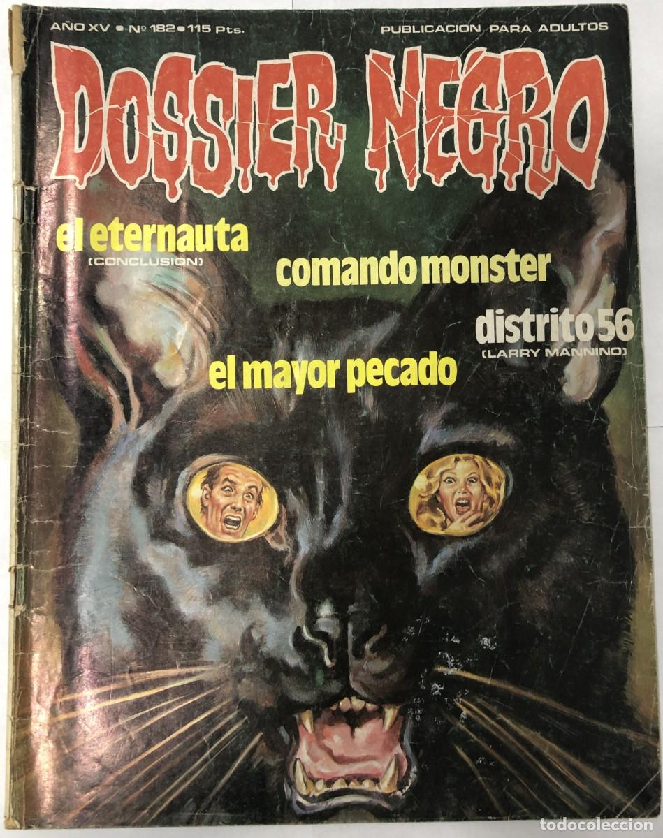 C&oacute;mics: Comic 1970 Vintage, Dosier Negro, n&ordm; 182 A&ntilde;o XV - Foto 1