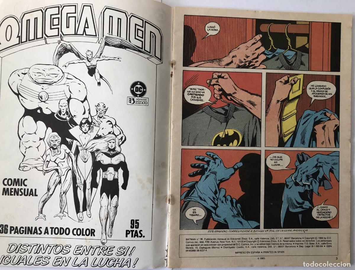 C&oacute;mics: Comic Vintage Bat Man, n&ordm; 14 - 1984 - Foto 5