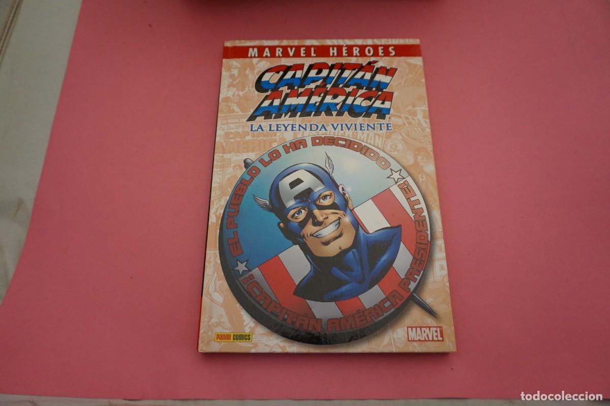 C&oacute;mics: 17A/ CAPITAN AMERICA - LA LEYENDA VIVIENTE - MARVEL HEROES / MARVEL PANINI COMICS - Foto 1