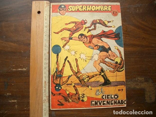 C&oacute;mics: Comic Superhombre Ferma Num. 7 El Cielo Envenenado Original de &Eacute;poca - Foto 1