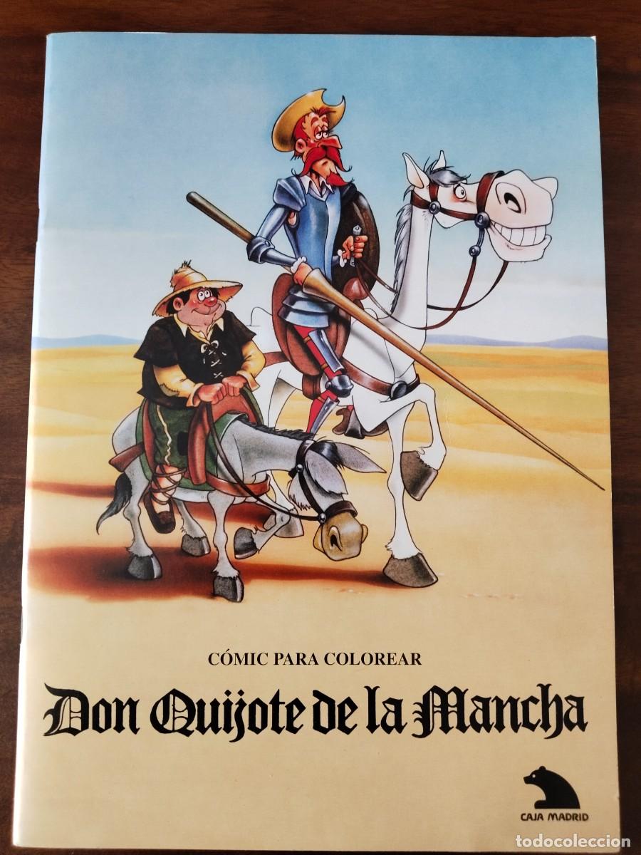 C&oacute;mics: C&oacute;mic para colorear Don Quijote de la Mancha. - Foto 1