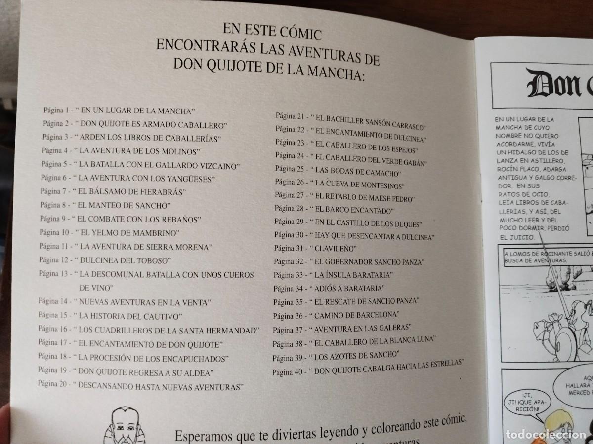 C&oacute;mics: C&oacute;mic para colorear Don Quijote de la Mancha. - Foto 2