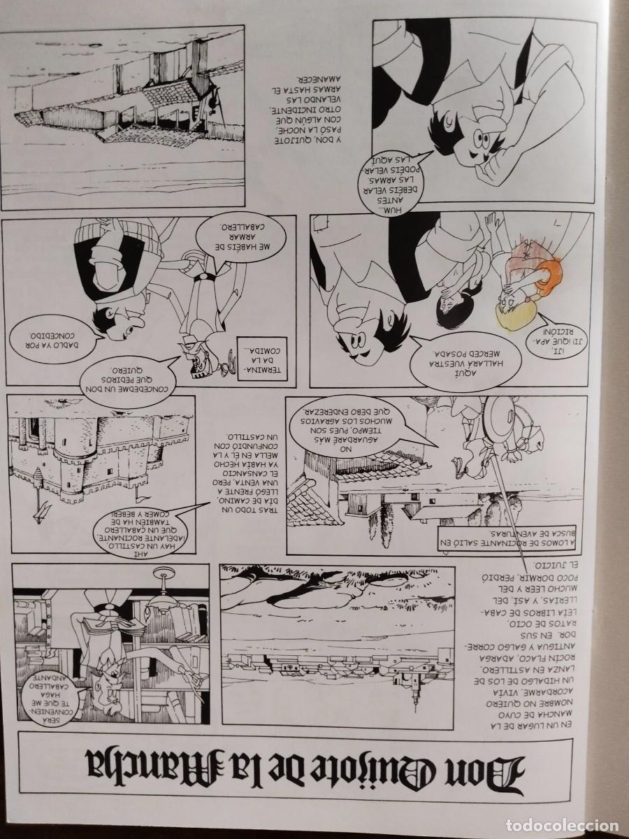 C&oacute;mics: C&oacute;mic para colorear Don Quijote de la Mancha. - Foto 3