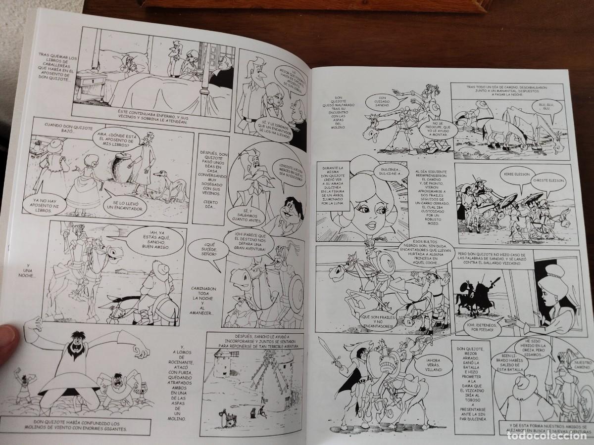 C&oacute;mics: C&oacute;mic para colorear Don Quijote de la Mancha. - Foto 4