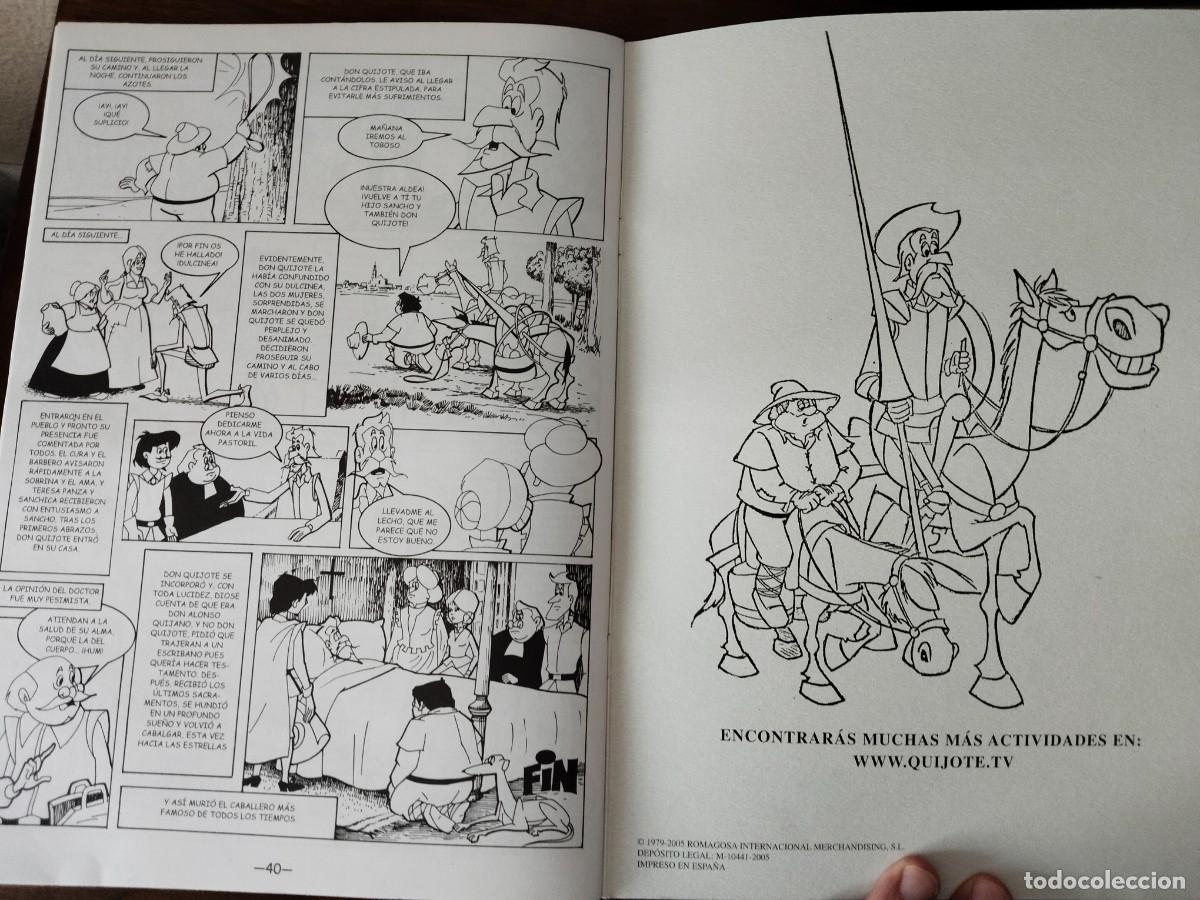 C&oacute;mics: C&oacute;mic para colorear Don Quijote de la Mancha. - Foto 8