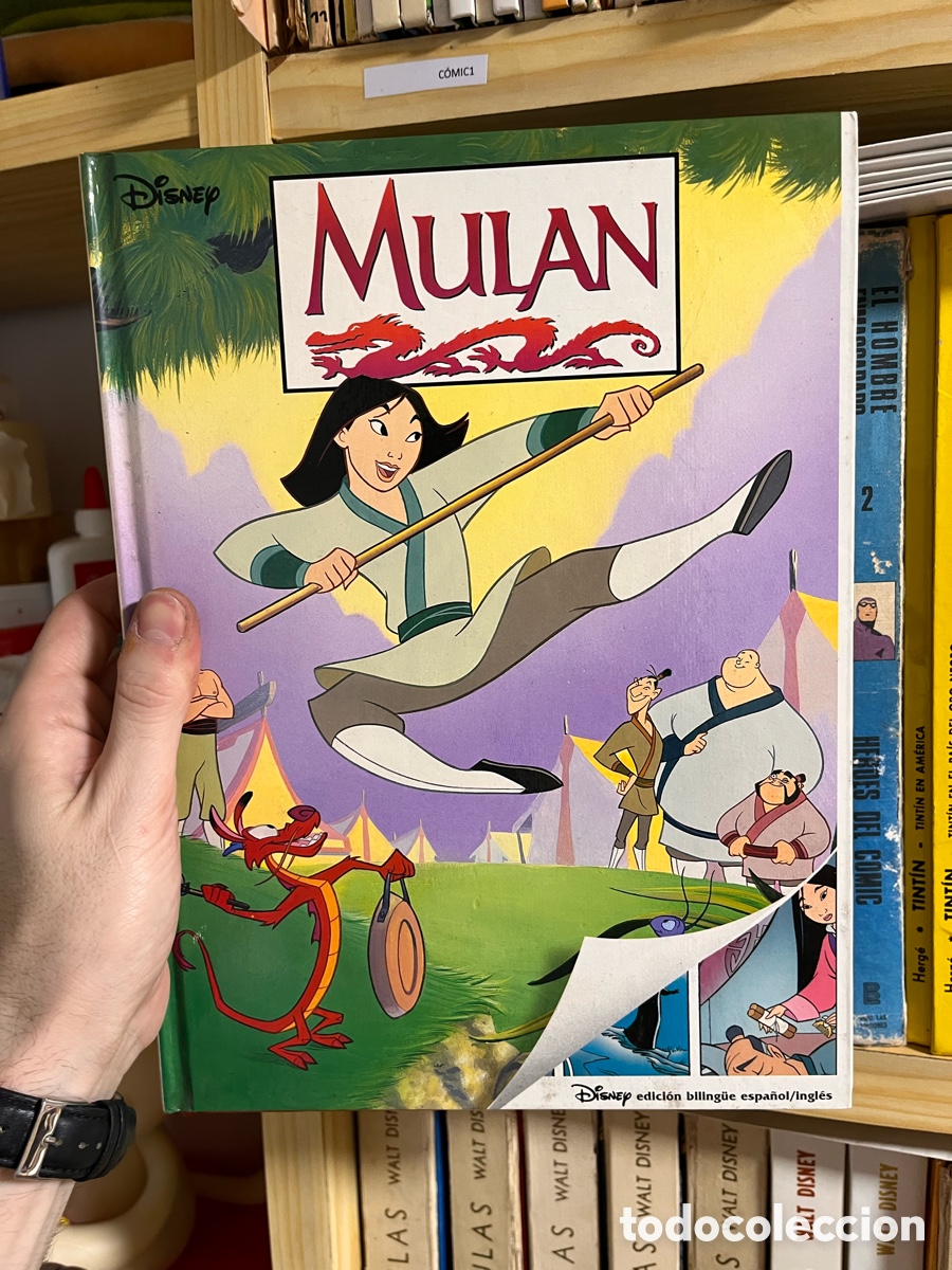 C&oacute;mics: Comic6 mulan - disney - edici&oacute;n biling&uuml;e espa&ntilde;ol ingl&eacute;s - Foto 1