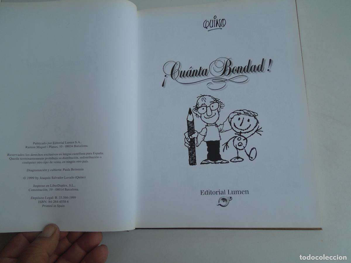 C&oacute;mics: &iexcl; CUANTA BONDAD ! QUINO - LUMEN - 1999 - - Foto 3