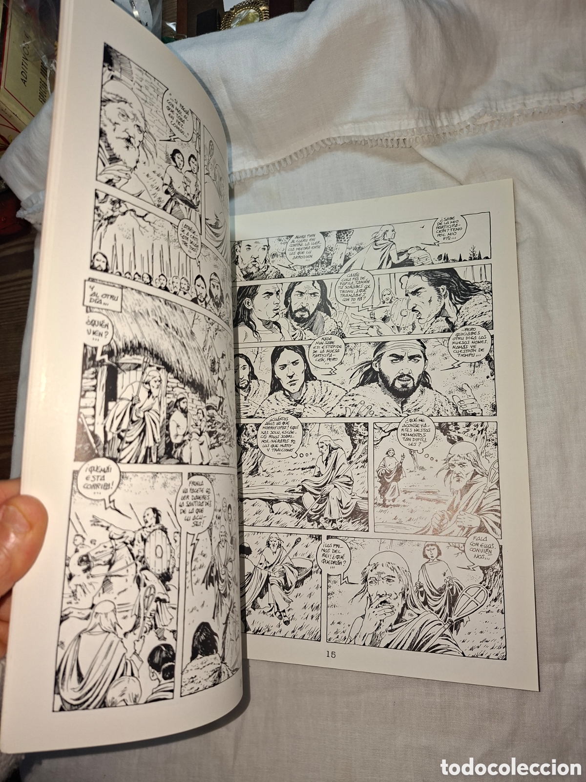 C&oacute;mics: GASPAR MEANA.LA CRONICA DE LEODEGUNDO VI .COMICS DEL PEXE 1993 - Foto 5